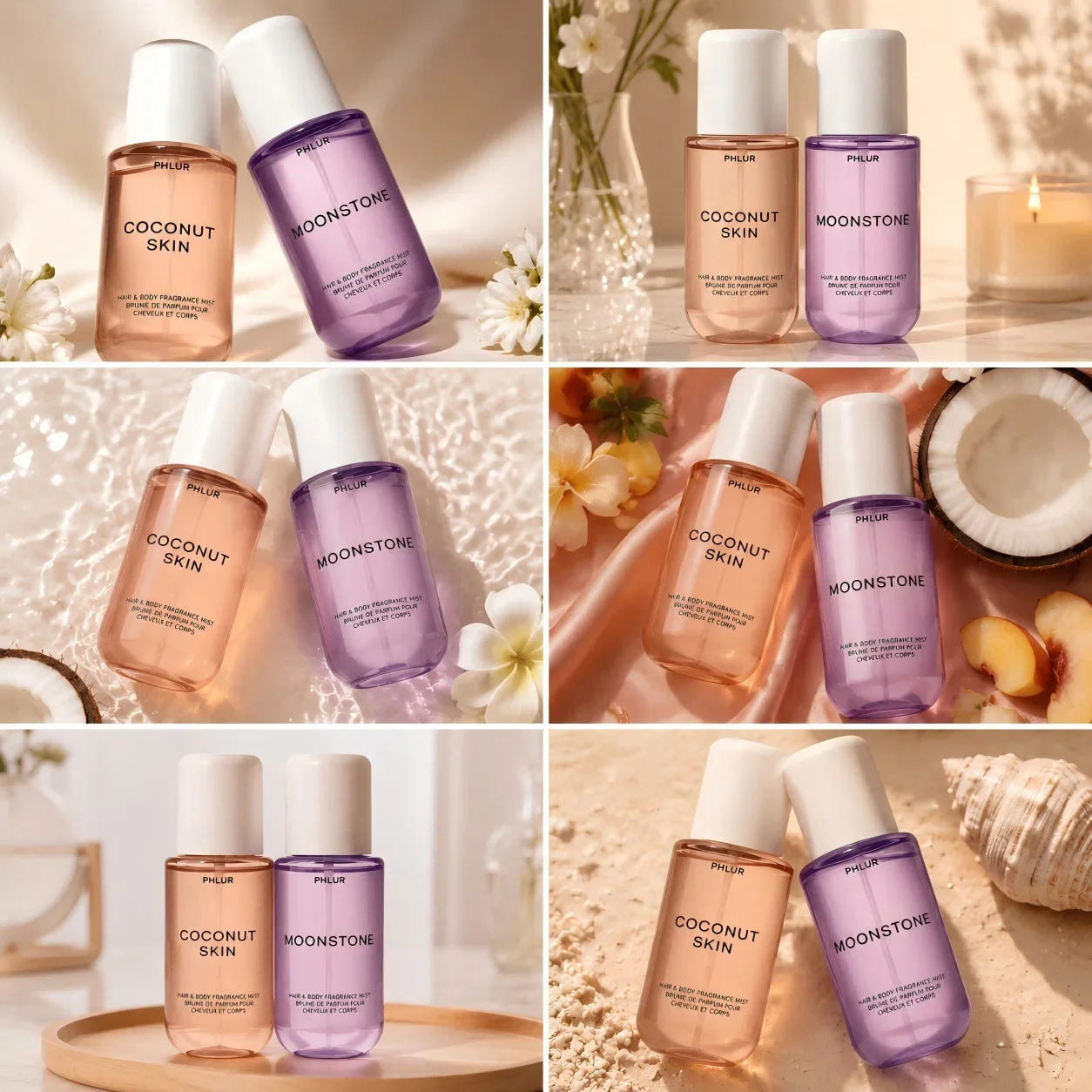 Perfume Fragrance Lasting - PHLUR Coconut Skin & Moonstone Zestaw