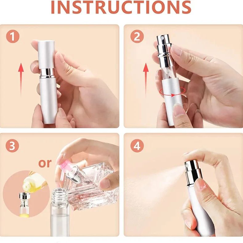 4 szt. + 4 akcesoria 5 ml prze – Perfume Fragrance Booster recenzja i cena