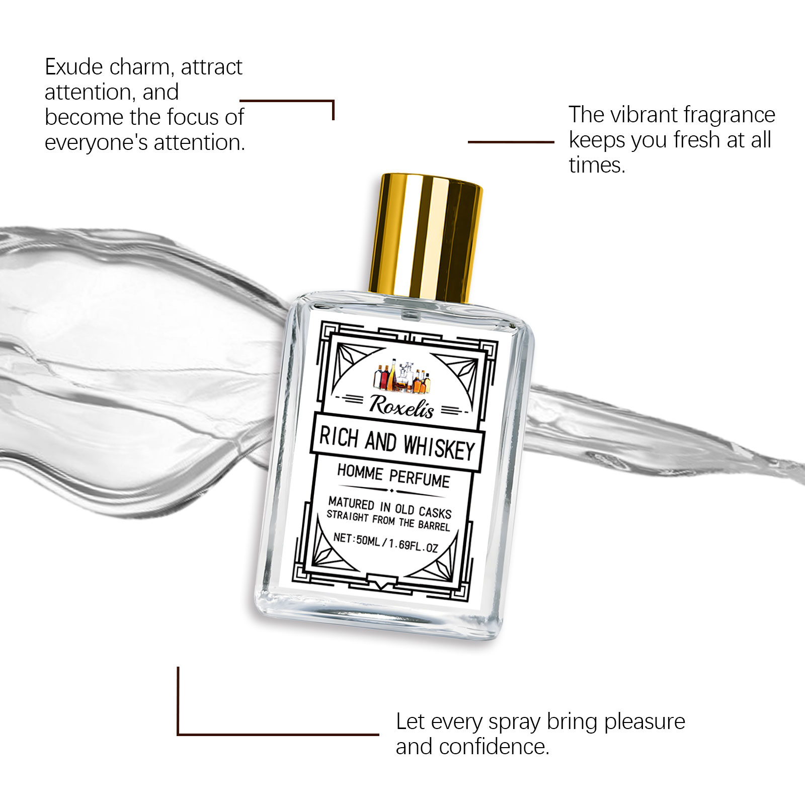Roxelis 50ml Charm Whisky Perf – Perfume Fragrance Free recenzja i cena